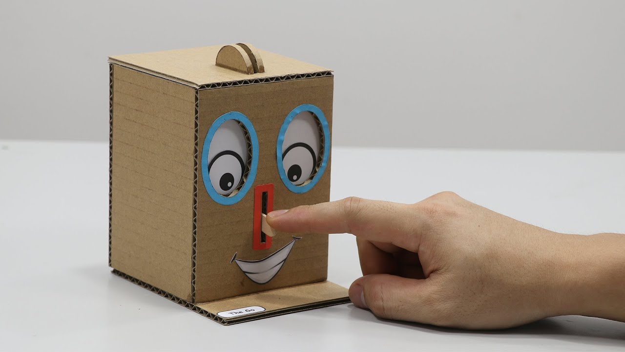 DIY Cardboard Coin Saving BOX