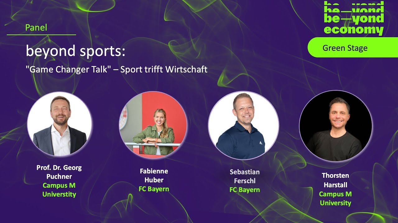 beyond sports - Game Changer Talk – Sport trifft Wirtschaft