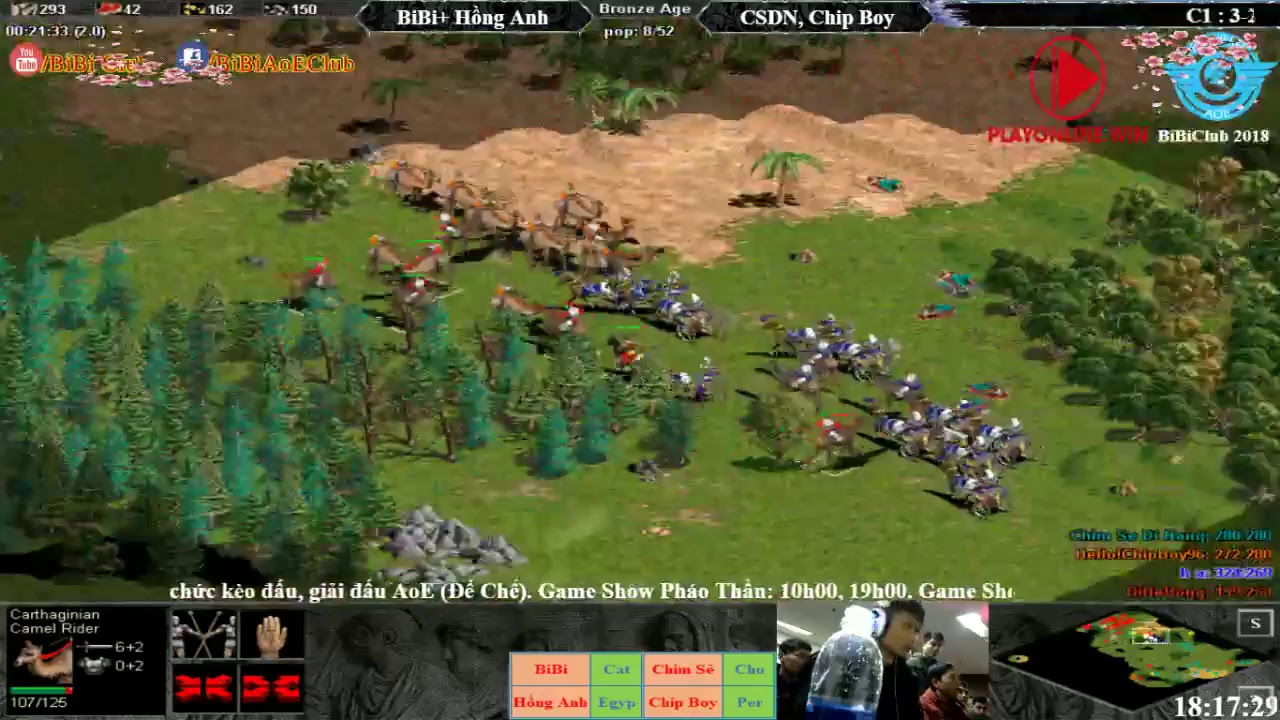 BLV : Toạc AoE Đỉnh Cao 22 Random BiBi, Hồng Anh vs Chim Sẻ, Chip Boy Ng&agrave;y 7/2/2018