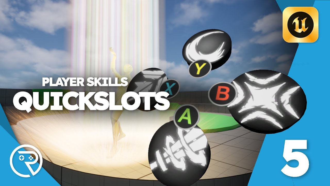 Учебное пособие по Unreal Engine 5 &mdash; Quickslots навыков игрока. Часть 5: Интерфейс навыков.