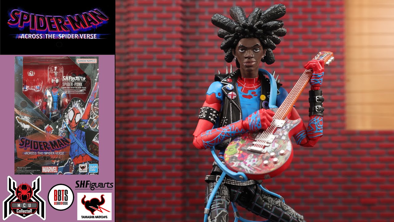 SH Figuarts SPIDER-PUNK Hobie Brown Spider-Man Across the Spider-Verse Marvel Movie Figure Review