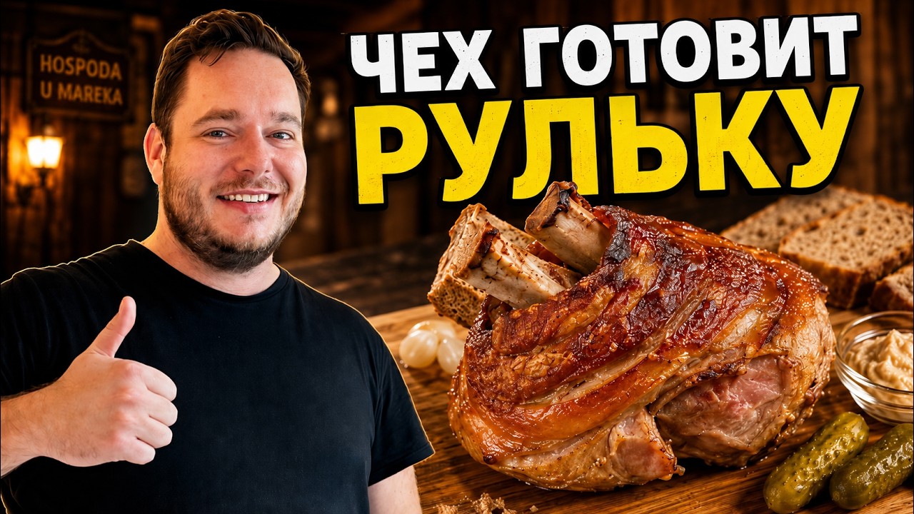 ВЕПРЕВО КОЛЕНО 🇨🇿 Чех готовит свиную рульку!