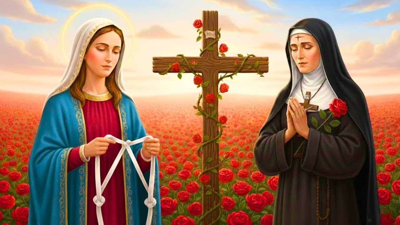 🕊️ Oração Para Desatar Todos os Nós Impossíveis da Sua Vida - Nossa Senhora e Santa Rita