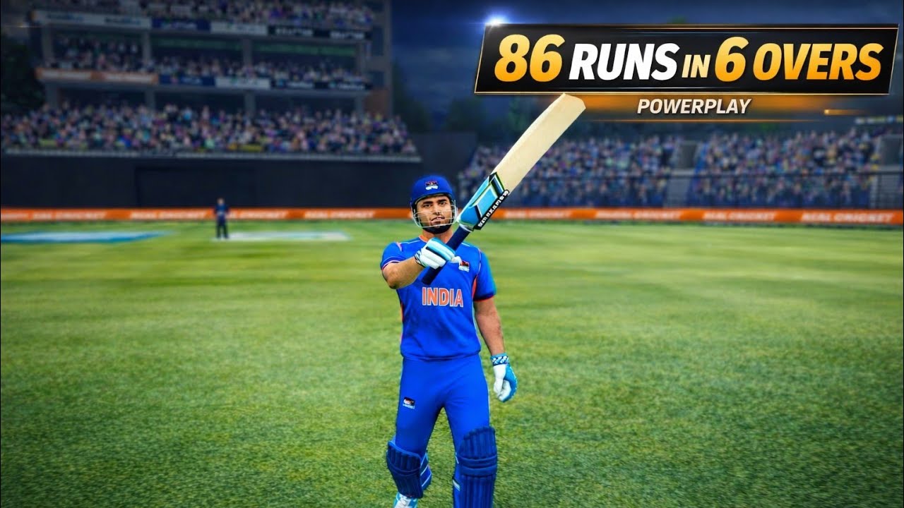 86/1 in 6 Overs?! 😱 IND vs NAM | Ishan Kishan 50(20) | Real Cricket 24