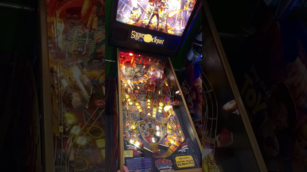 🧌Troll Madness🧌Medieval Madness Pinball Machine🤯#pinball #shorts