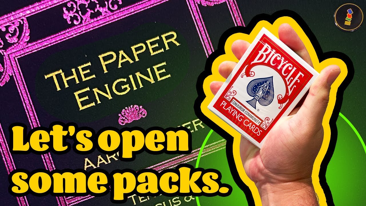 Conjuring Up for 5 Years! Conjuror Community Playing Cards Deck and The Paper Engine Book!