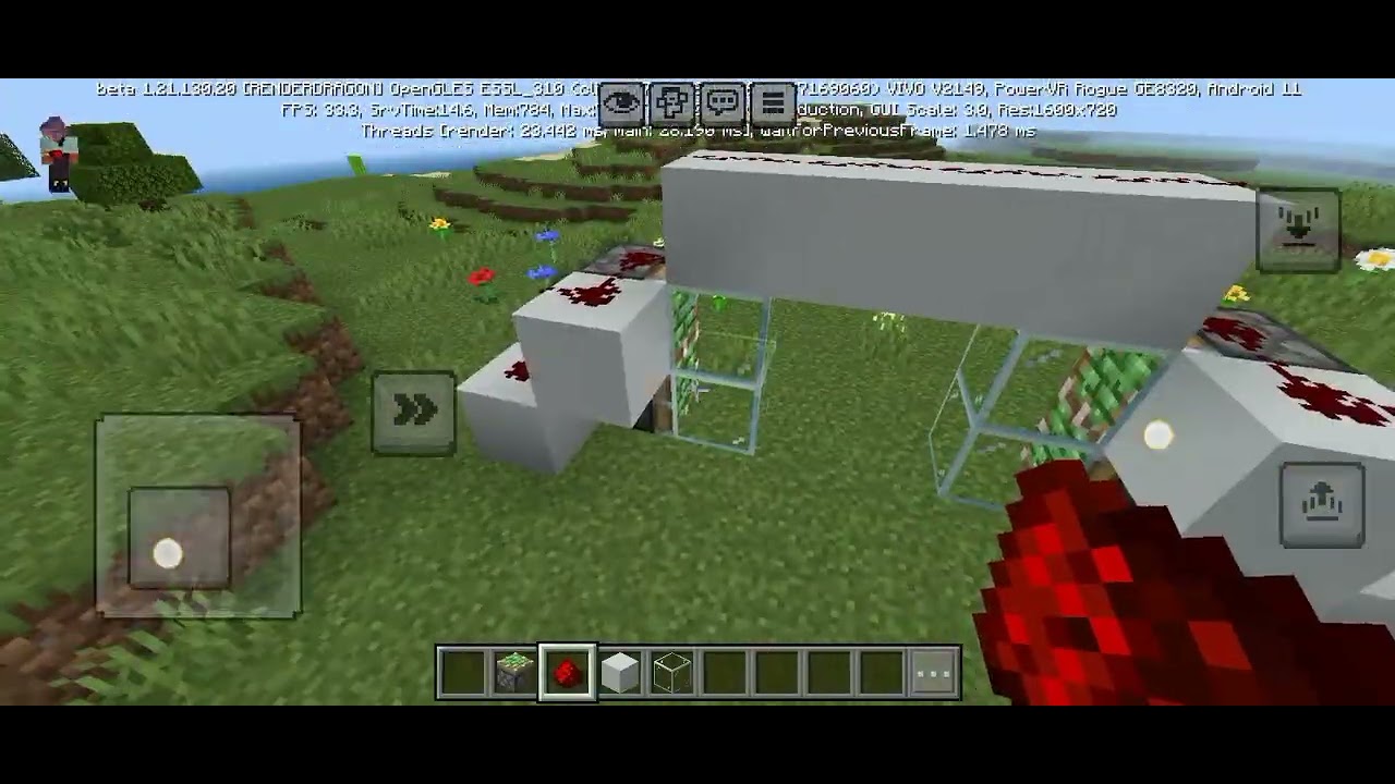 Minecraft viral hack lever door 🚪