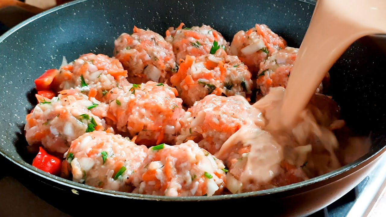 Просто приготовьте шарики, и ужин готов. Быстрый и вкусный домашний рецепт.