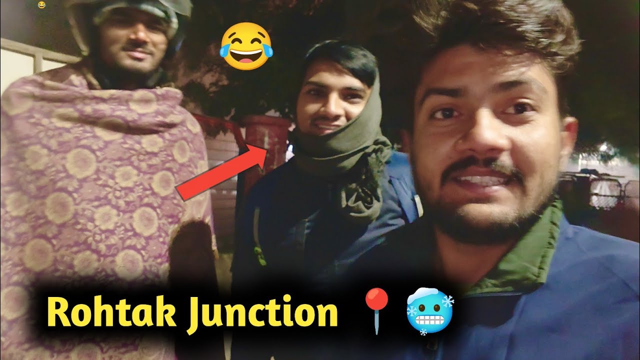 Rohtak Railway Station 🚉📍|| Thand 🥶 Se Huaa Bura Haal 😰😖 || Train Late Ho Gayi...