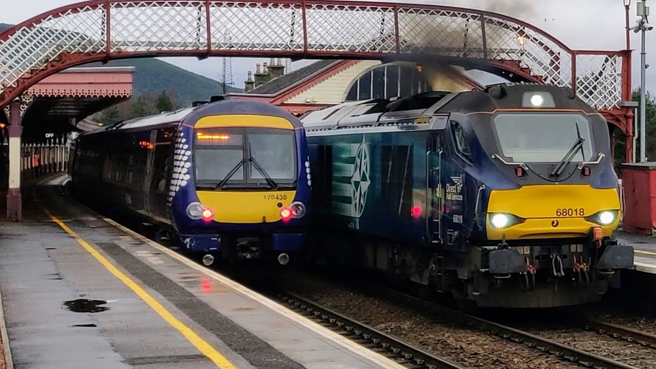 A few trains at Aviemore 14/12/20