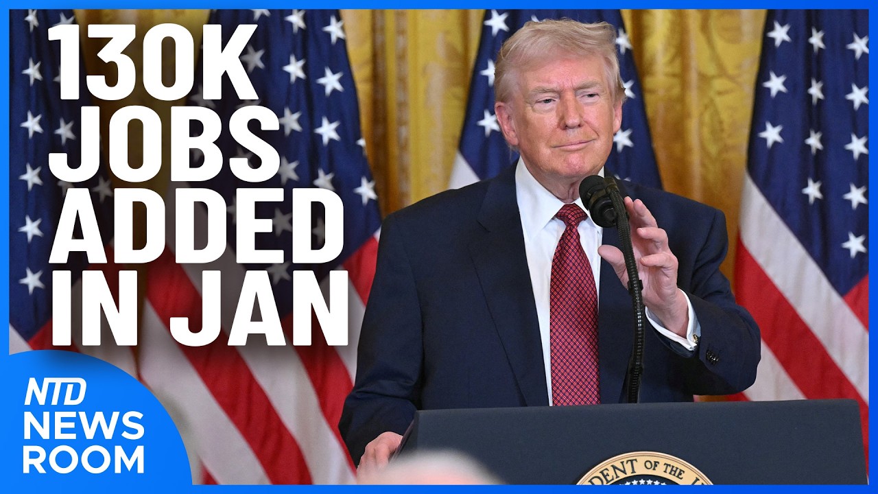 130K Jobs Added In January; Bitcoin Transferred To Guthrie Ransom Account | NTD Newsroom (Feb.11)