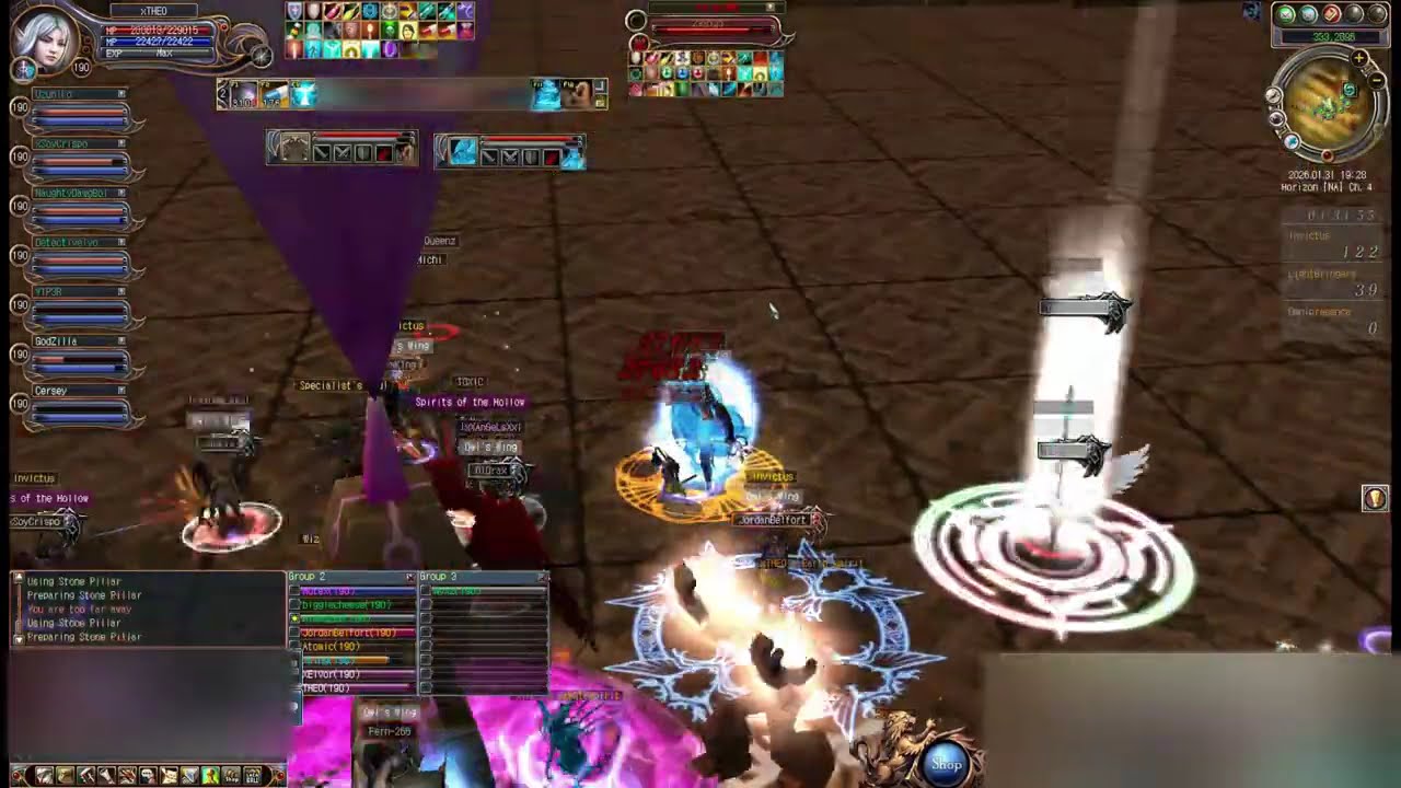 Last Chaos Fawkes (Horizon) - DCS 2 Groups VS Entire Server With Elementalist