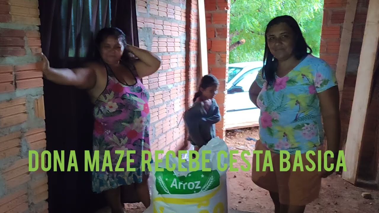 Doadora anônima manda cesta básica para  Maria José 