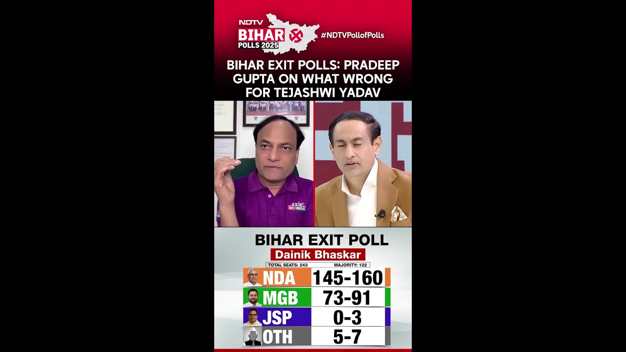 Bihar Exit Poll 2025 | Pradeep Gupta On What Really Went Wrong For Tejashwi Yadav