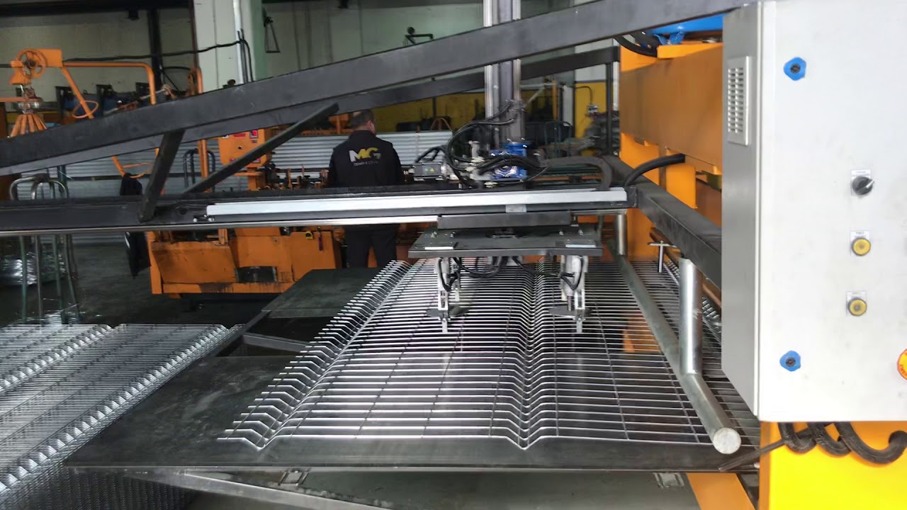 Automatic wire mesh welding machine ( Tam Otomatik Panel Punta Makinası)(مكينة لحام اللوحات الشبكية)
