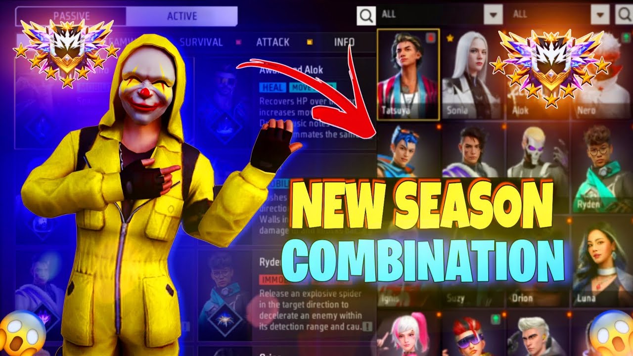 NEW ( RUSHER )  | 100% working ✅ Best character skill for cs rank | Cs rank best character skill