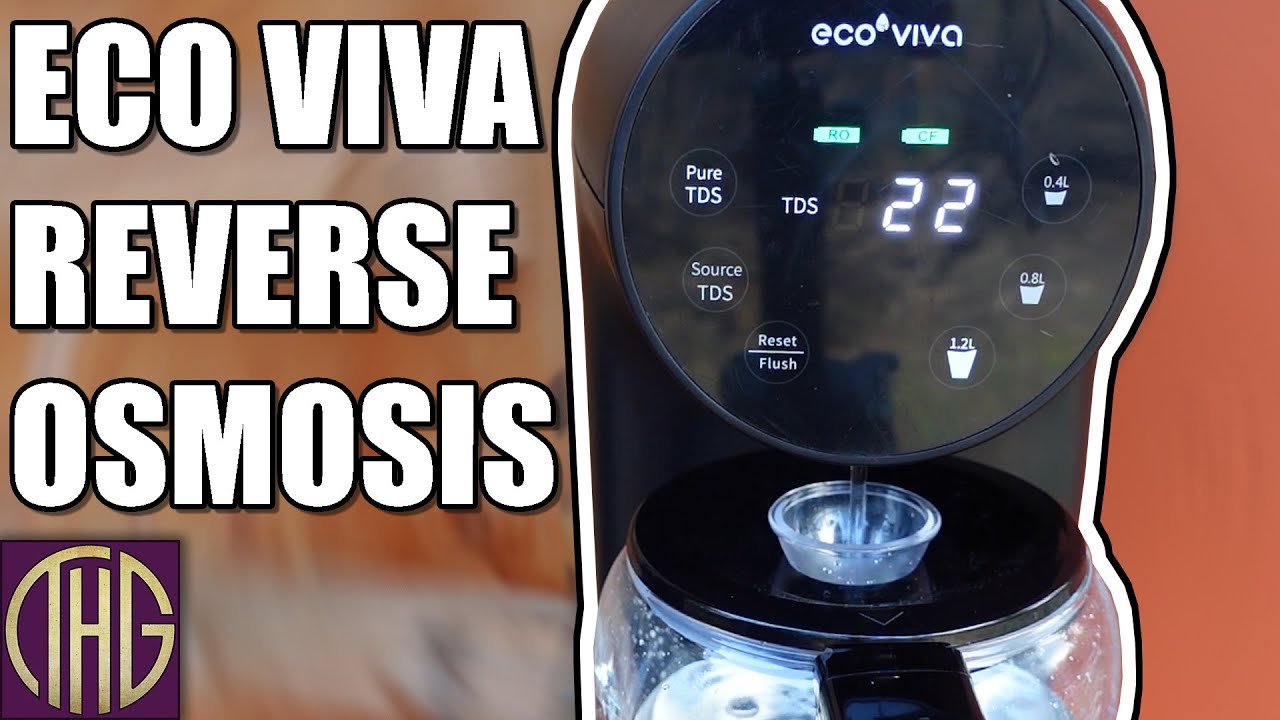 Ecoviva Countertop Reverse Osmosis System - Unboxing & First Use!!!