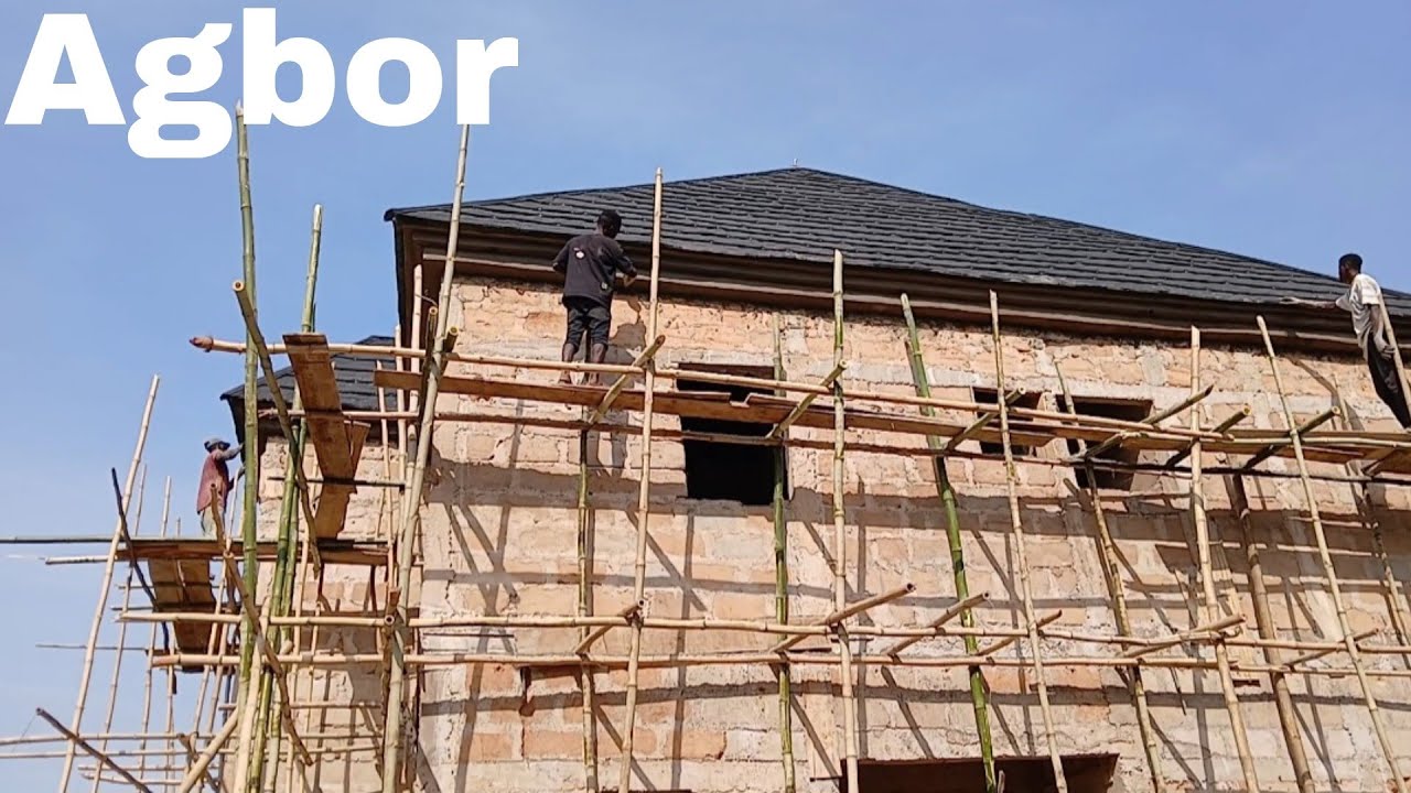 FINALLY!!! We Are Plastering Our 3Bedroom Duplex in Agbor