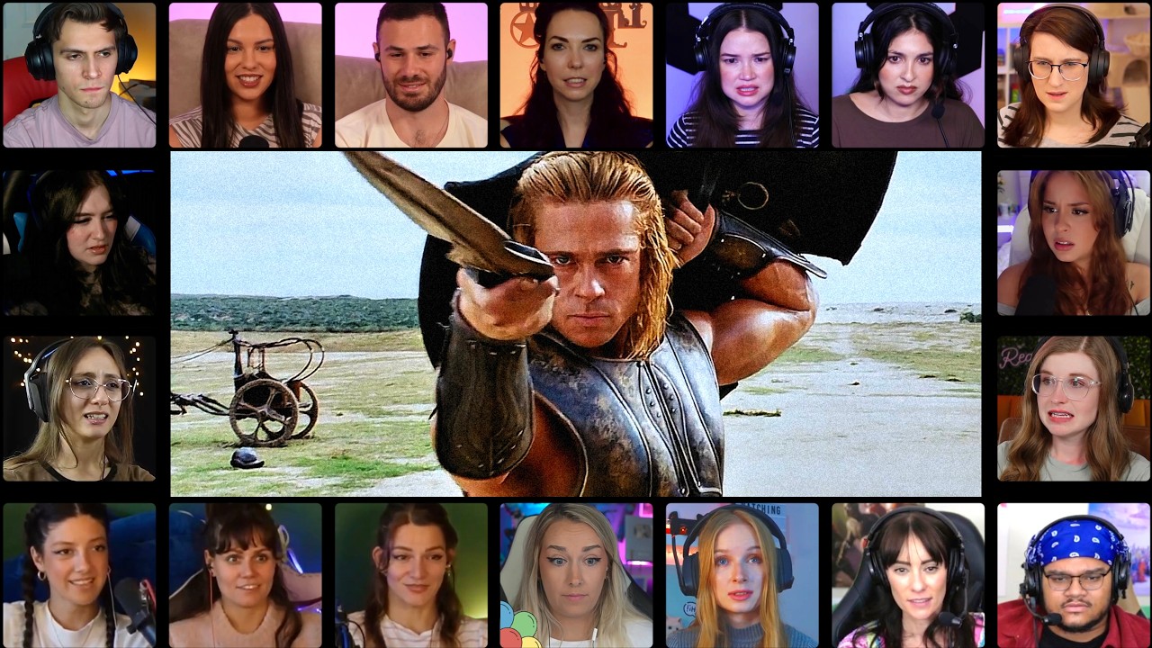 HECTOR vs ACHILLES - SCENE * TROY(2004)｜♢REACTION MASHUP♢