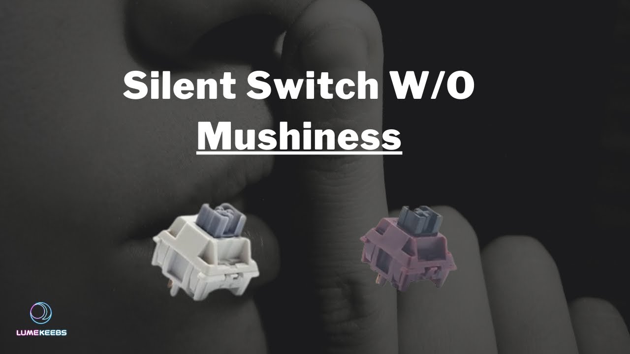 Wuque WS Silent Tactile Switches | Silent without Mushiness | Compared with Gazzew U4Tx and More