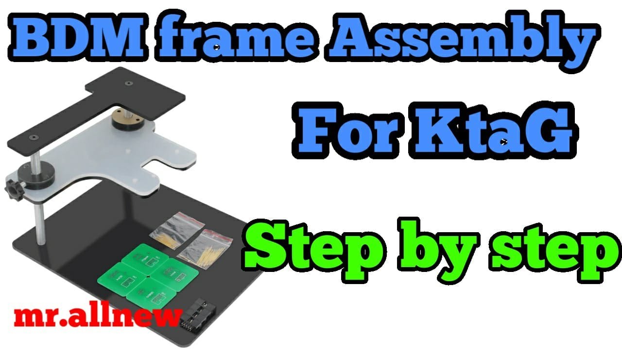 Ktag bdm frame bdm sockets Assembly Installation and USE/ BDM Socket Use with ktag kess
