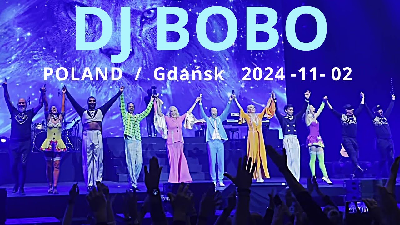 DJ BOBO / EVOLUT30N LIVE / POLAND / GDAŃSK / ERGO ARENA  2024.11.02