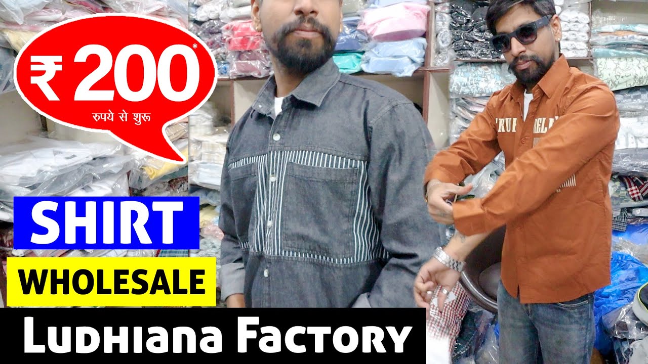 ₹200 Wholesale Winter Shirts or Summer Shirts | Mangat Ram & Sons, Gandhi Nagar Market