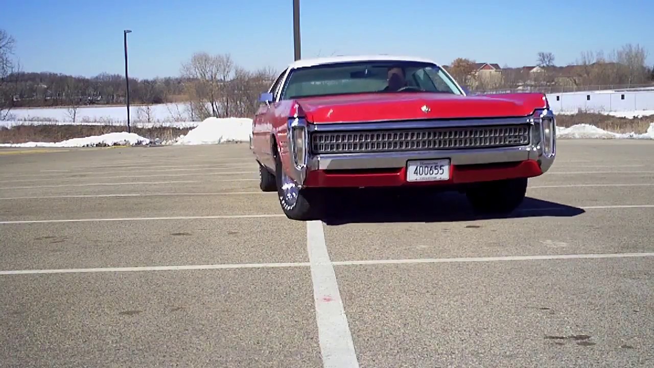BIG RED 1972 Imperial LeBaron on St  Patrick's Day 2018