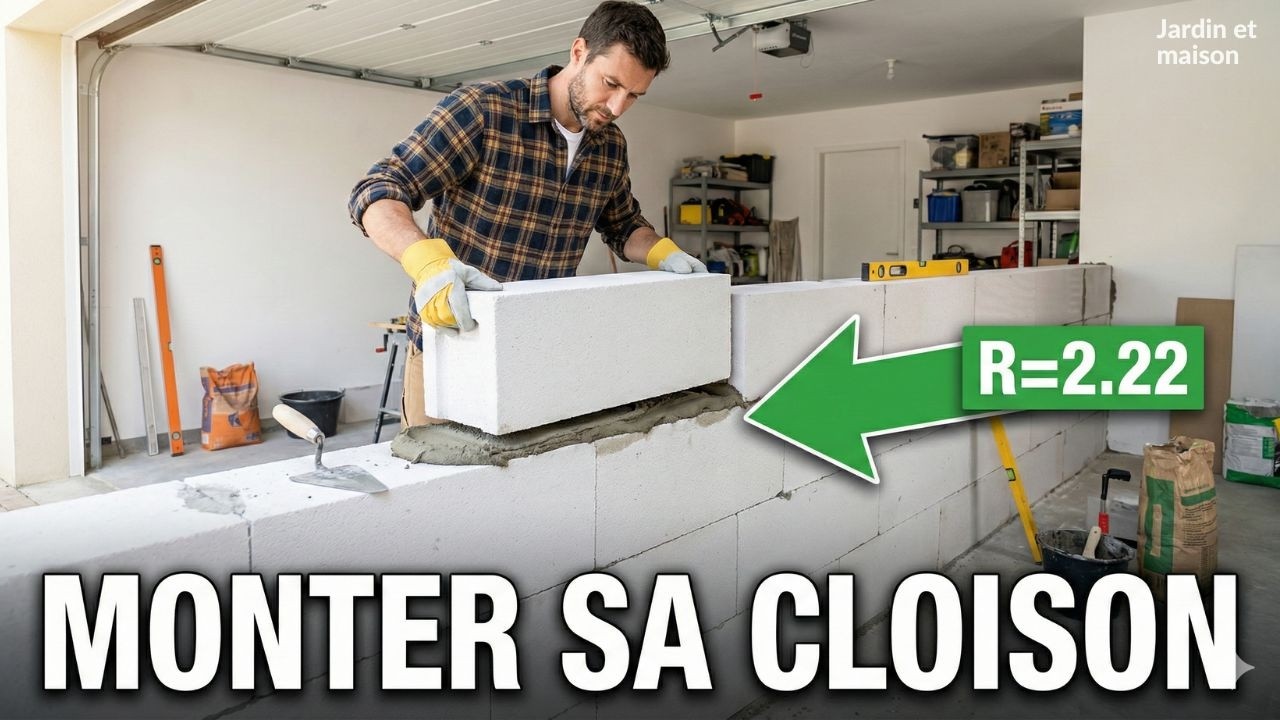 Monter une Cloison en Siporex : Tuto Facile ! #bricolage  #Siporex #renovation