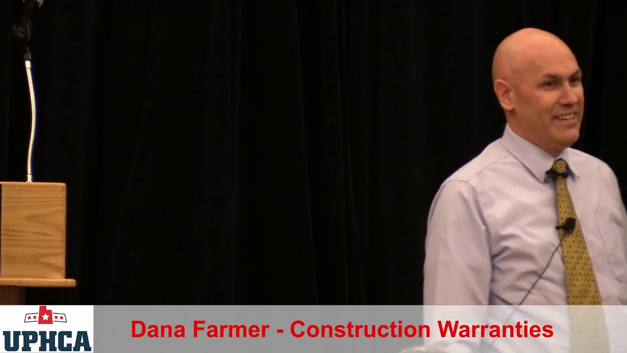19-03-28 Dana Farmer - Construction Warranties