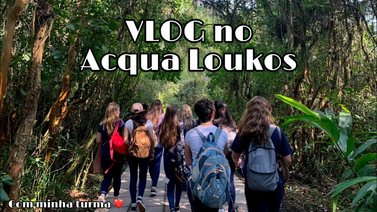 Vlog de passeio escolar no Acqua Lokos
