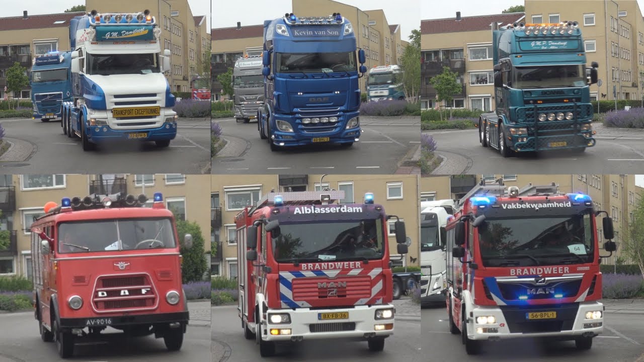 Lions Truckersoptocht Alblasserwaard door Sliedrecht [ 24 Mei 2025 ]