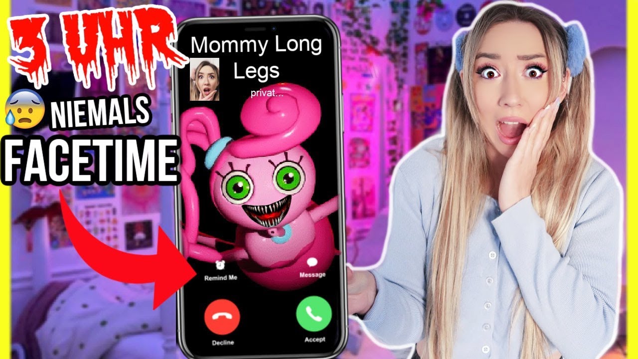 RUFE um 3 Uhr nachts niemals über FACETIME MOMMY long legs aus POPPY playtime an (SIE antwortet)