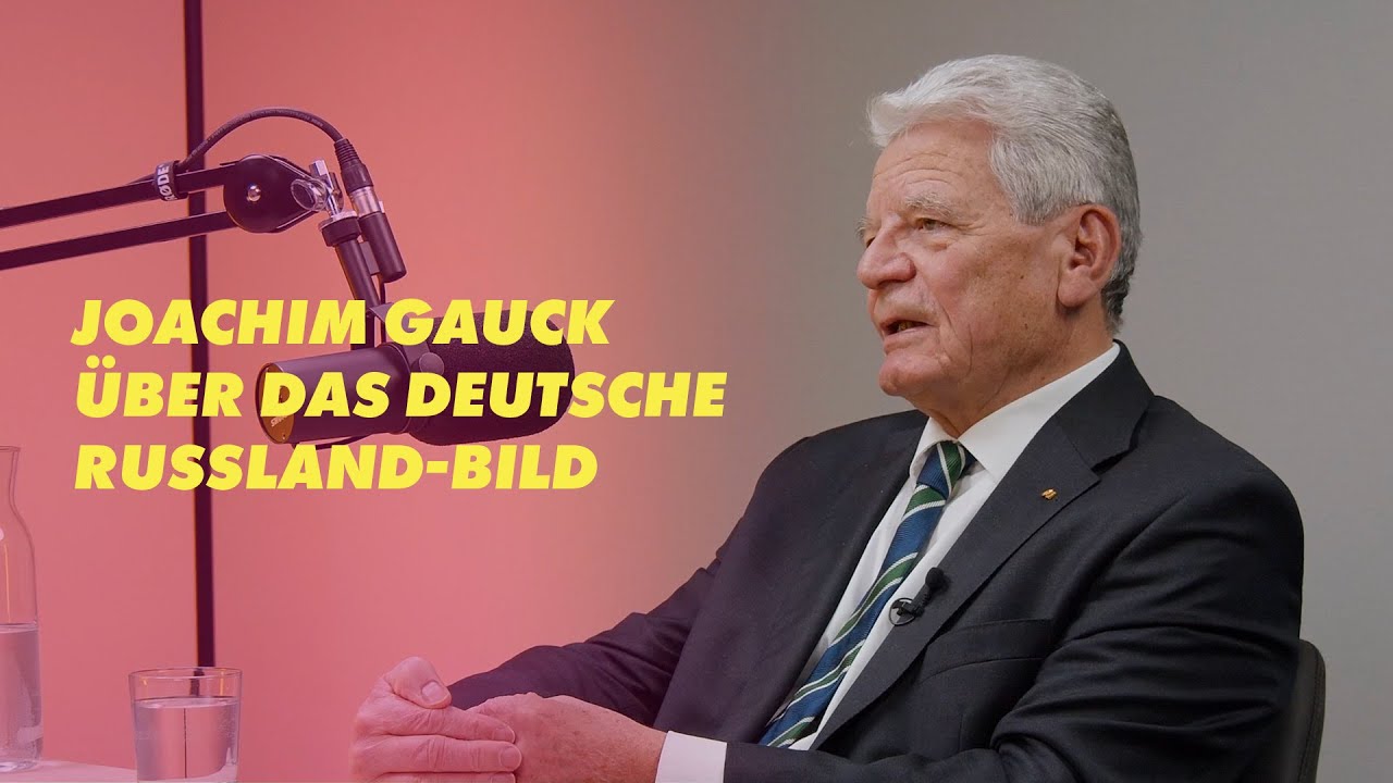Joachim Gauck über das deutsche Russland-Bild | #4 CL+ Joachim Gauck