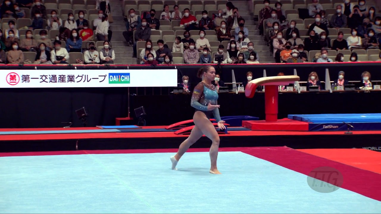 BACHYNSKA Anastasiia (UKR) - 2021 Artistic Worlds, Kitakyushu (JPN) - Qualifications Floor Exercise