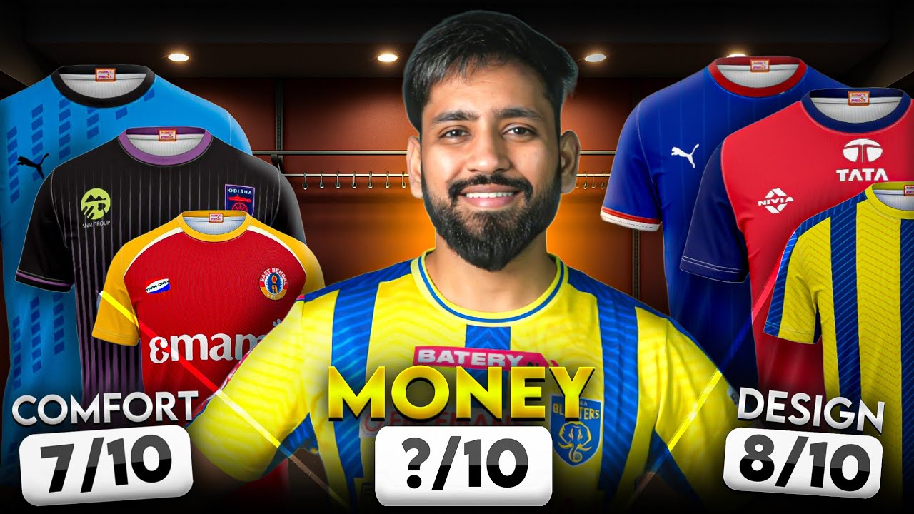 RANKING & RATING MY INDIAN FOOTBALL JERSEY COLLECTION