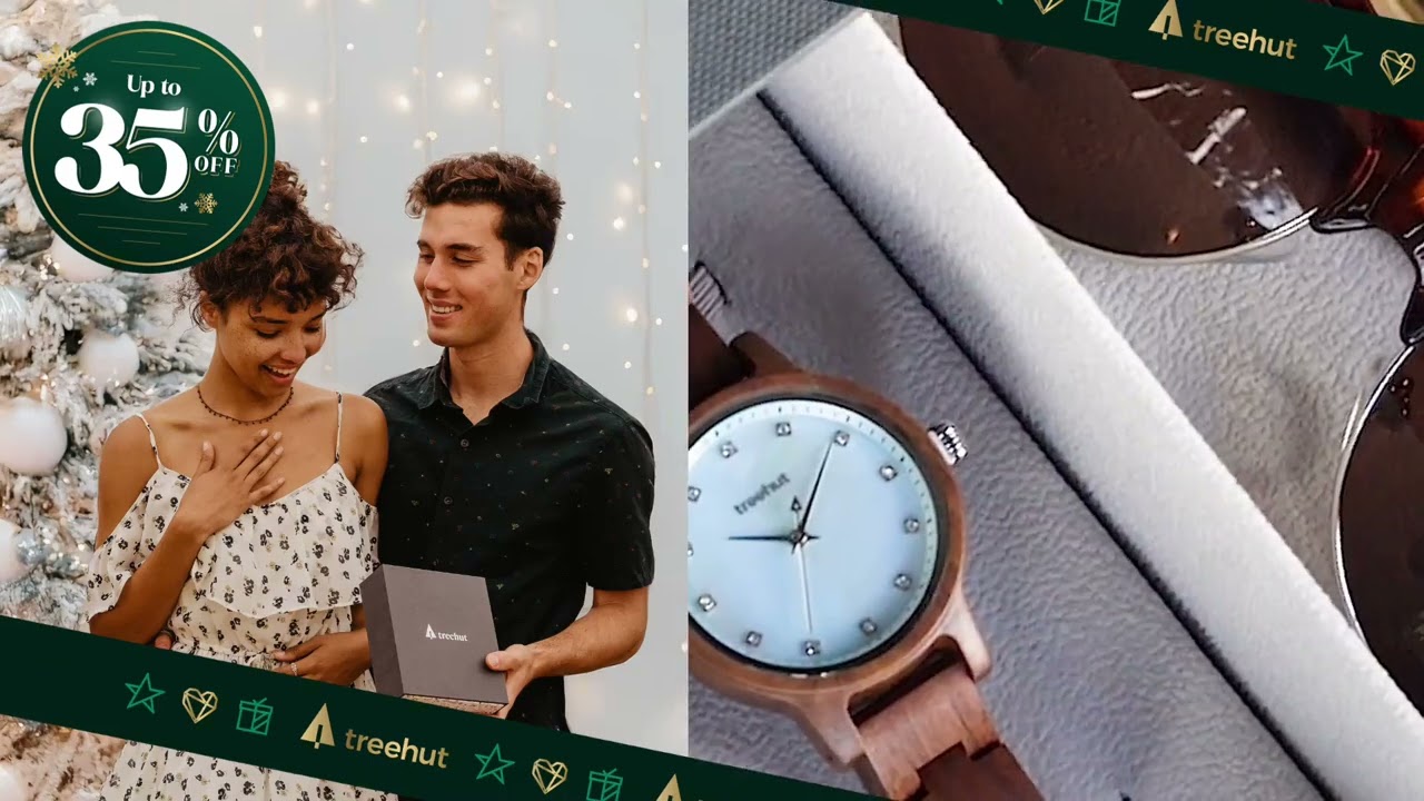 Give the Perfect Holiday Gift – Treehut Engraved Watches Up to 35% Off