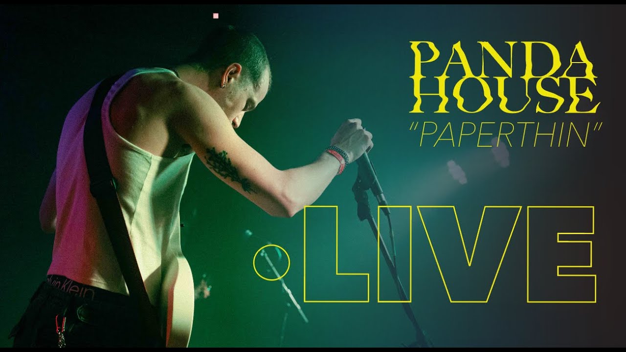 PAPERTHIN - Panda House Performing Live In Pontiac, Michigan