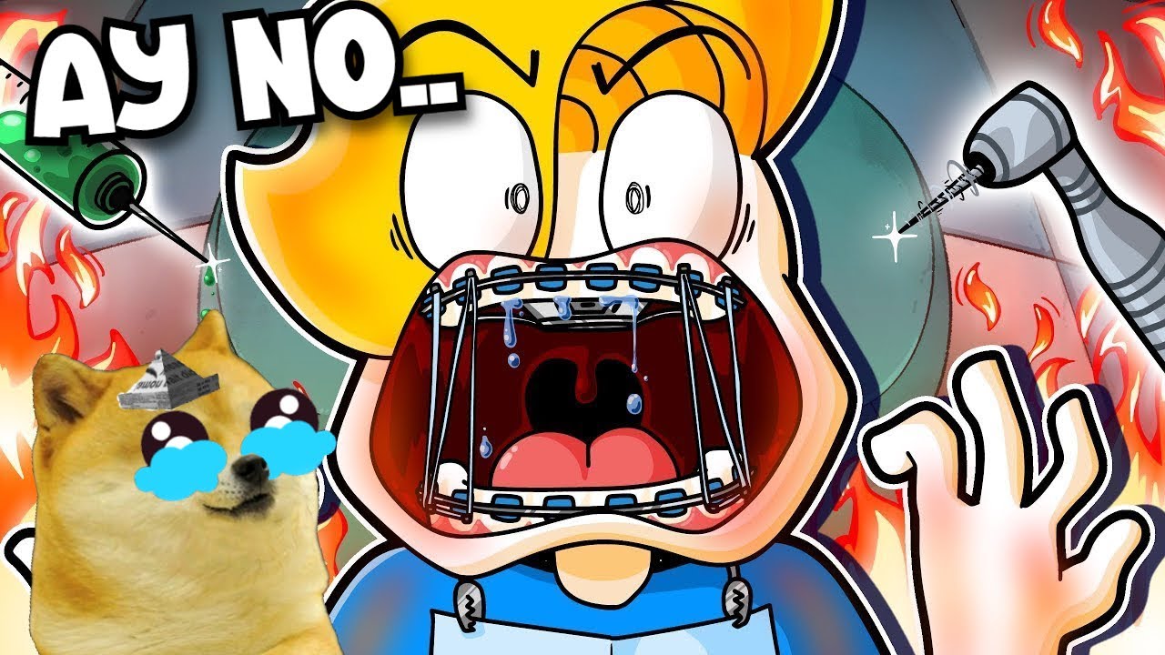 Mis Desastres en el Dentista - Juegos con cheems