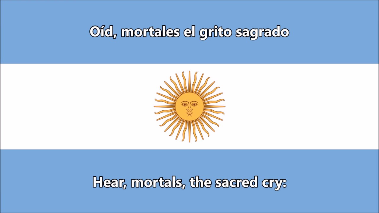Argentine National Anthem (ES/EN lyrics) - Himno Nacional Argentino (letra)