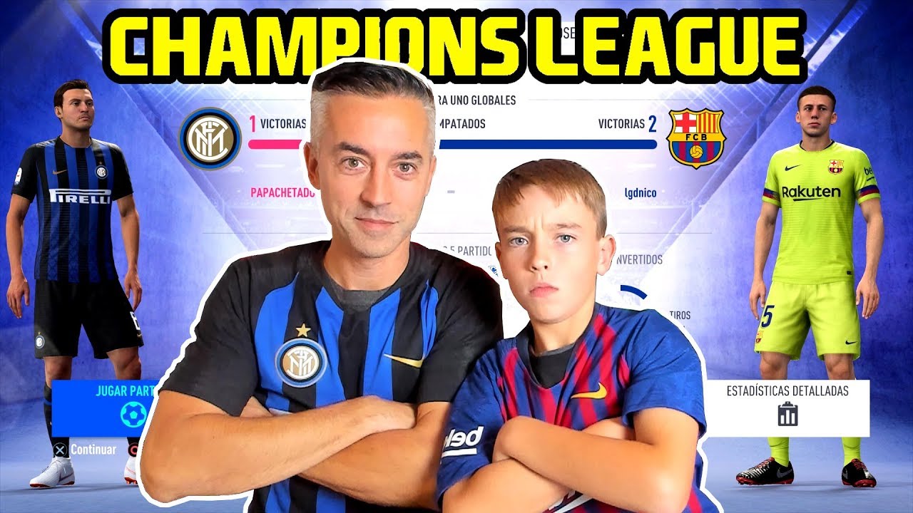 INTER VS FC BARCELONA - PARTIDO CHAMPIONS LEAGUE - FIFA 19