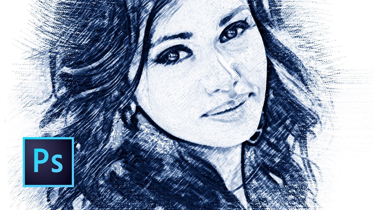 Tutorial Photoshop | Efecto Dibujo | Bosquejo