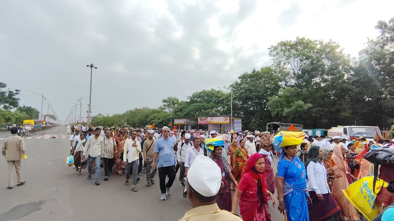 🚩 LIVE Wari 2026 | Thousands of Warkaris Pass Through Dighi Road, Pune Today | Pandharpur Wari 