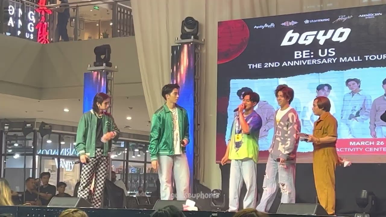 [4K] 230326 Full BGYO performance + Paper Dance with ACEs + Gelo's promposal @ Ayala Malls Feliz
