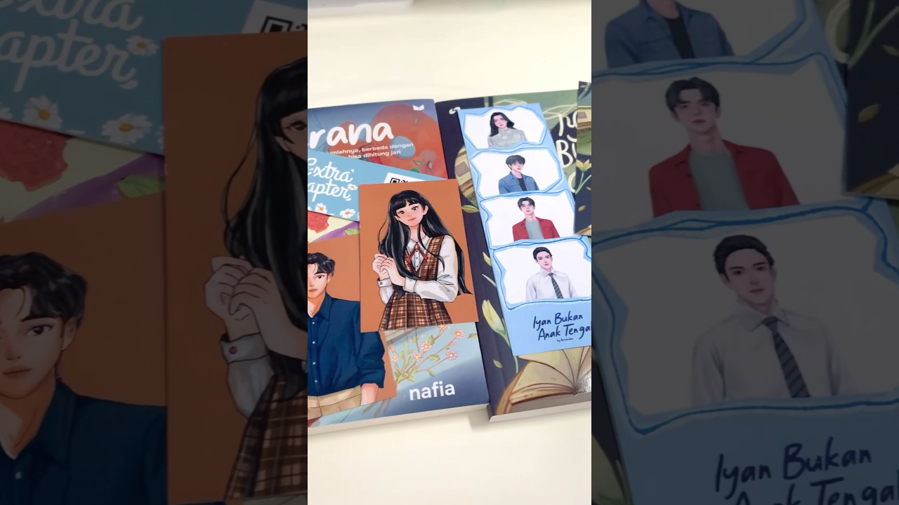 My first time bought indonesian novels🩵 