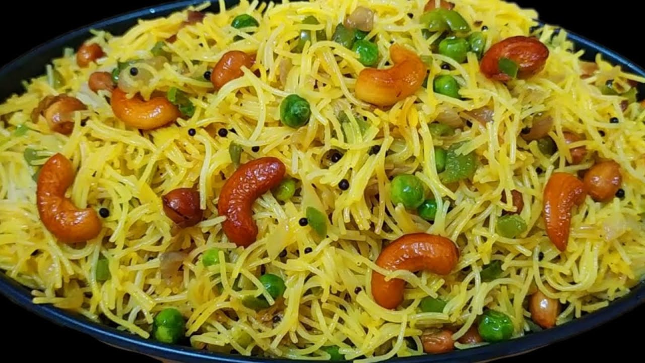 सुबह का हल्का फुल्का, पौष्टिक और टेस्टी नाश्ता कम तेल में/Vermicelli Upma/Namkeen Sewai Recipe/Upma