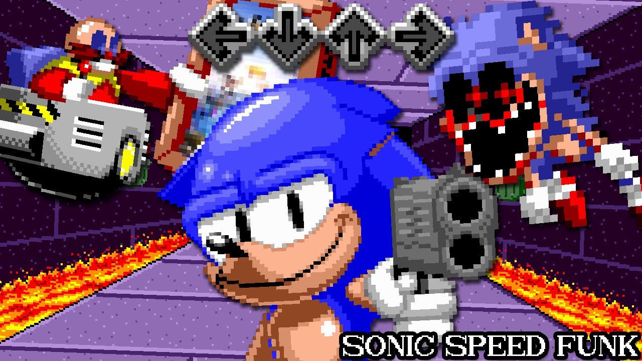 PghLFilms играет Sonic Speed ​​Funk в Friday Night Funkin'