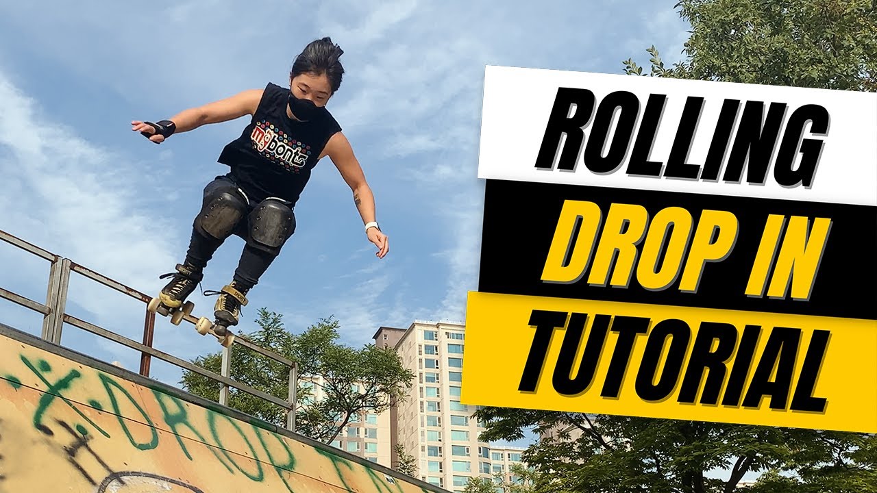 How to Roll In Drop In on Roller Skates | Trick Tutorial