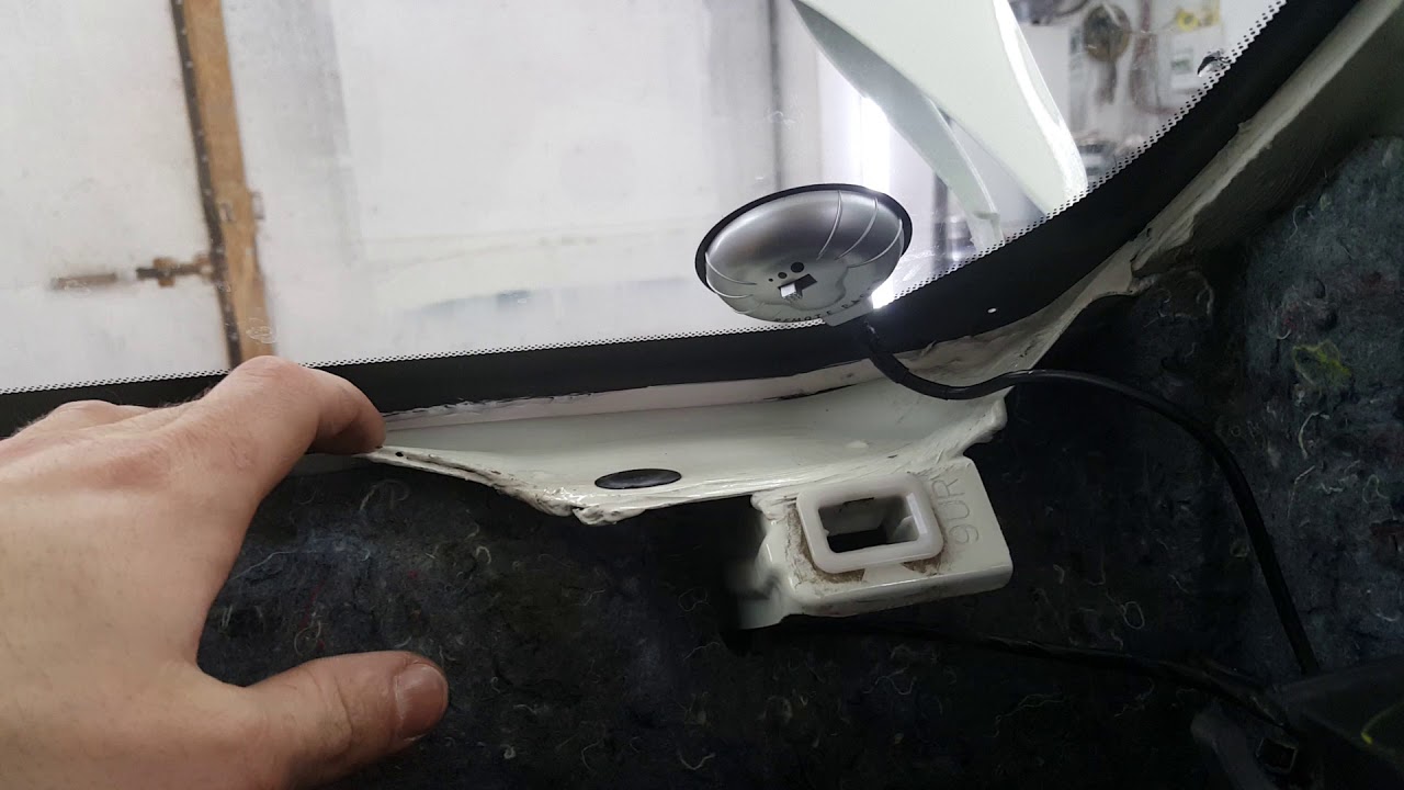 Как устранить течь лобового стекла Ниссан Ноут