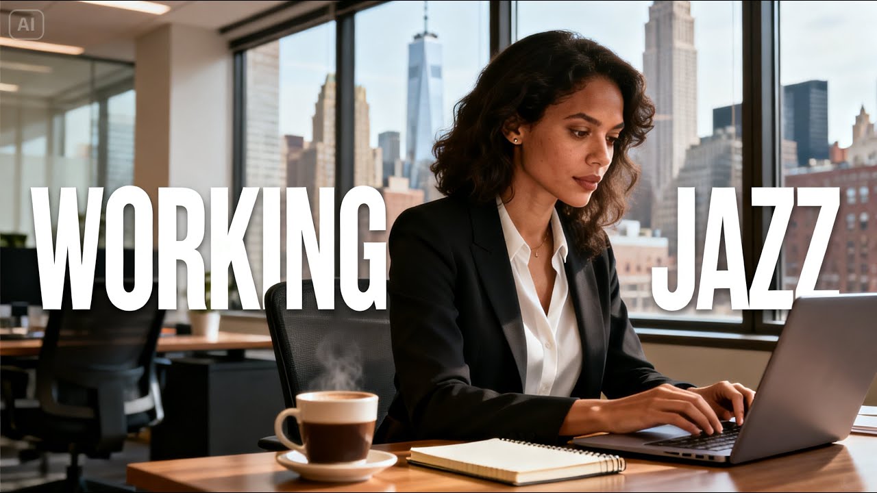 Working Jazz for Focus & Productivity | Smooth Instrumental Jazz for Office & Workday